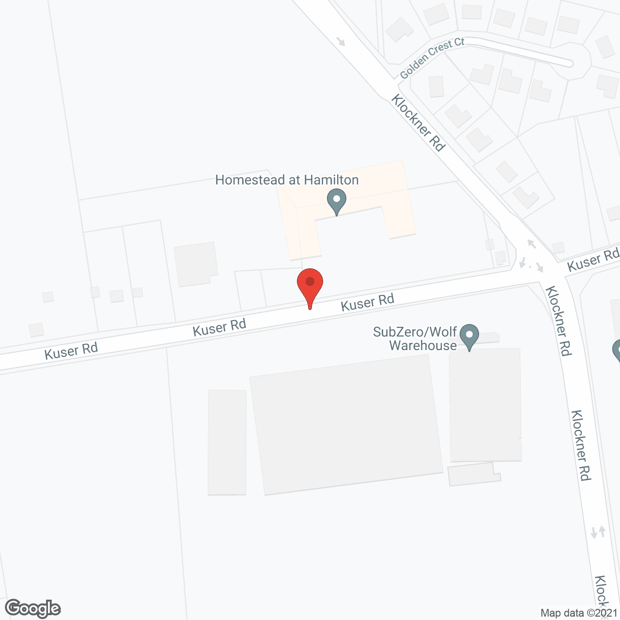 Azalea at Hamilton in google map