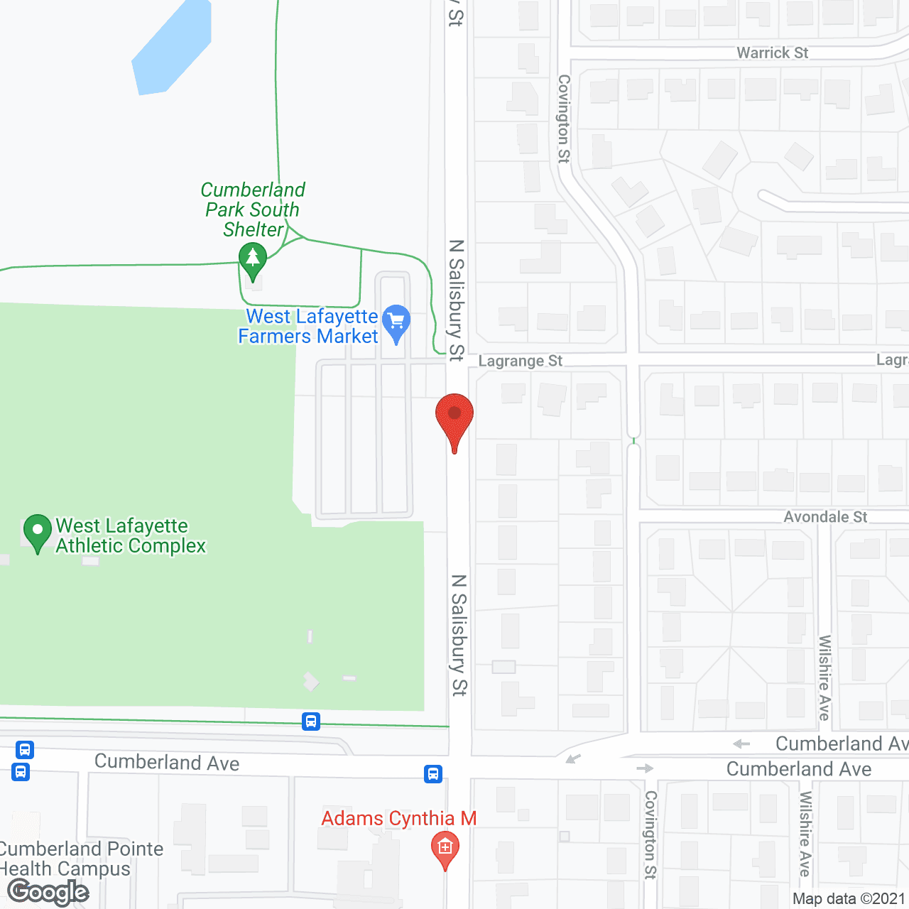 Westminster Village in google map