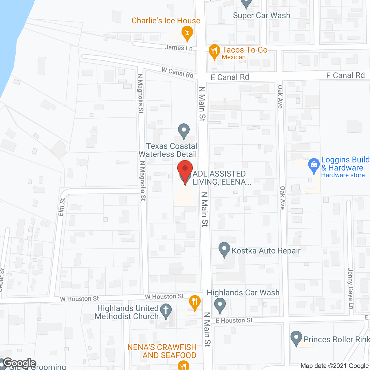 ADL Assisted Living Elena Estates in google map