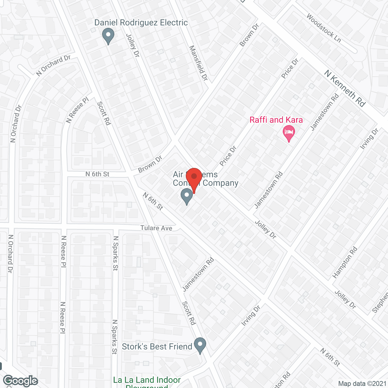 Savant of Burbank West in google map