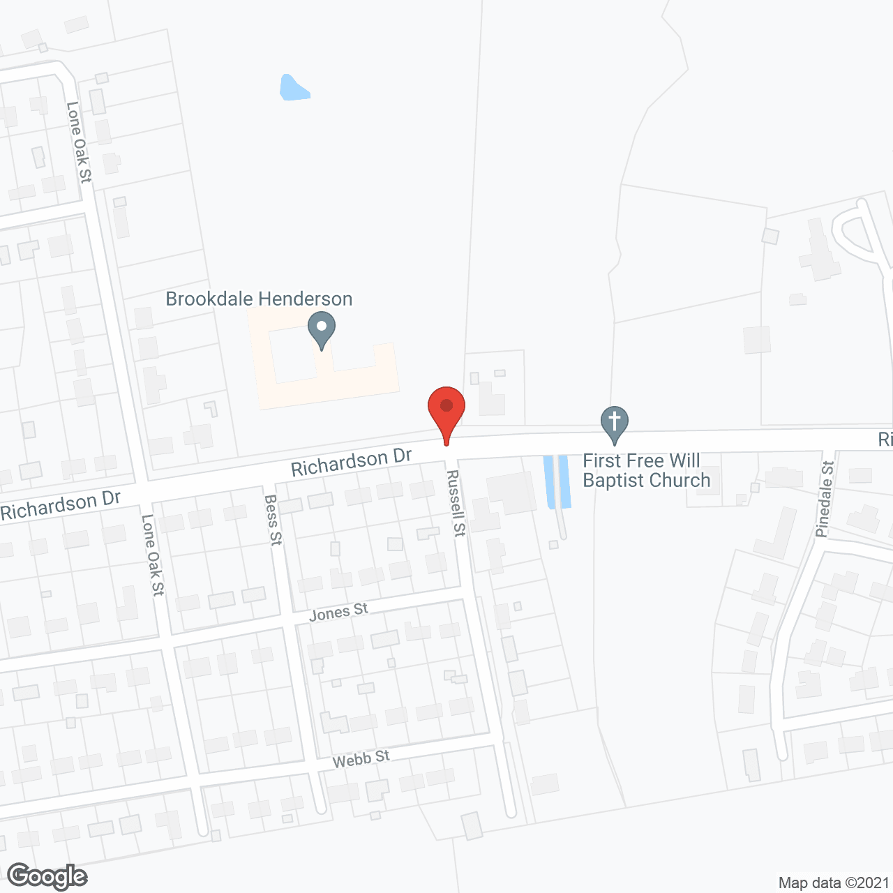 Brookdale Henderson in google map