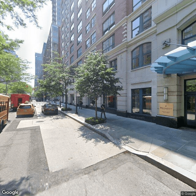 street view of Battery Park by Sunrise