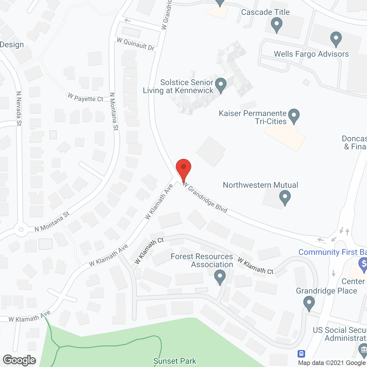 Solstice Senior Living at Kennewick in google map