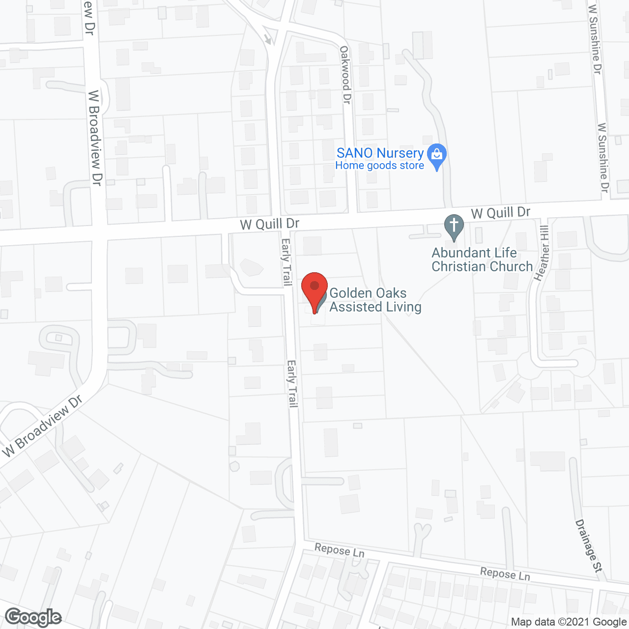 Golden Oaks Assisted Living LLC in google map