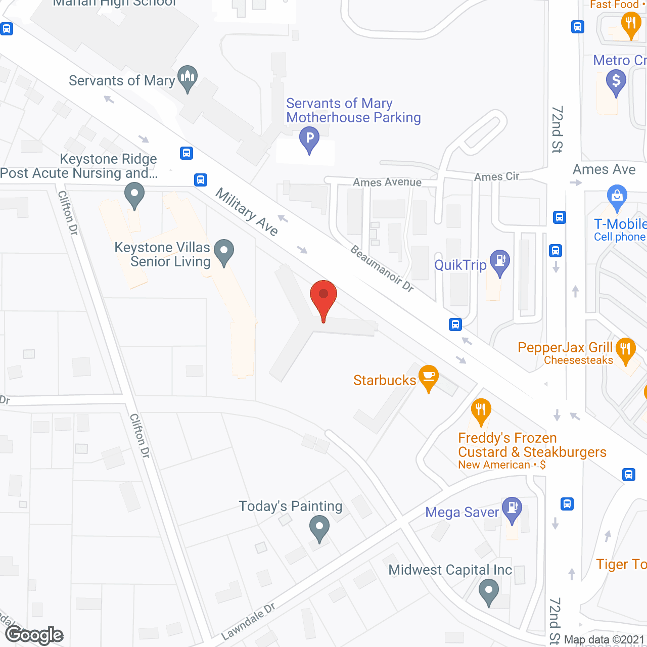 Keystone Villas Senior Living in google map