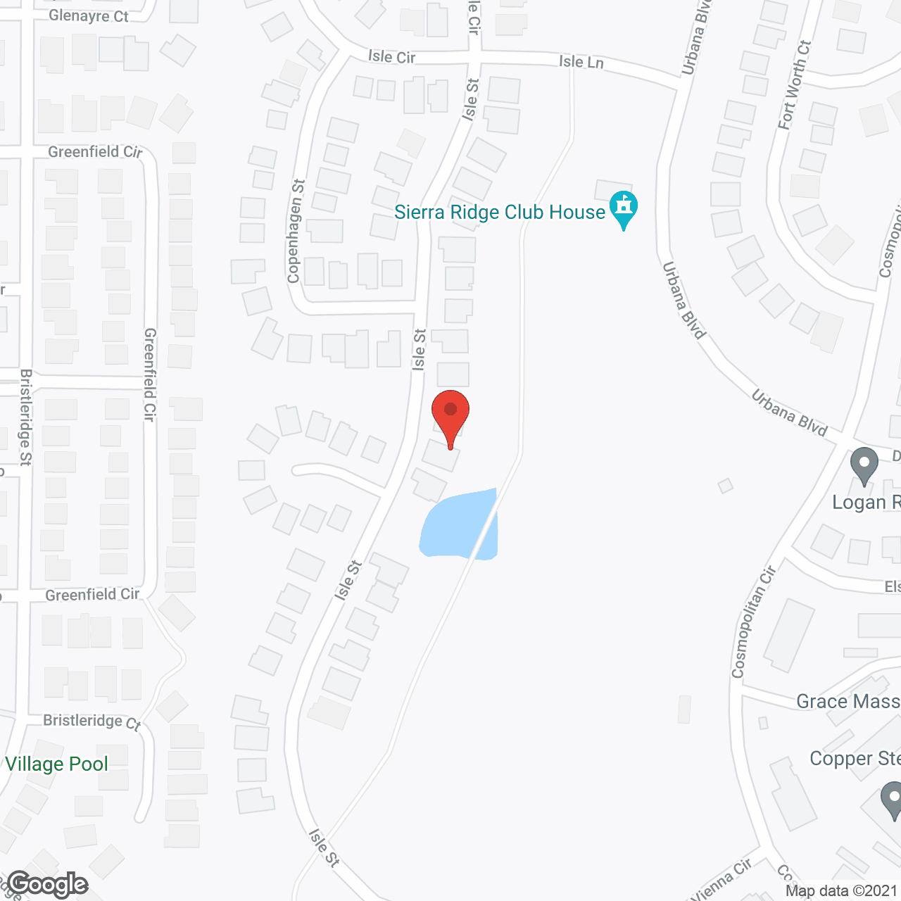 Senior Living at Sierra Ridge in google map