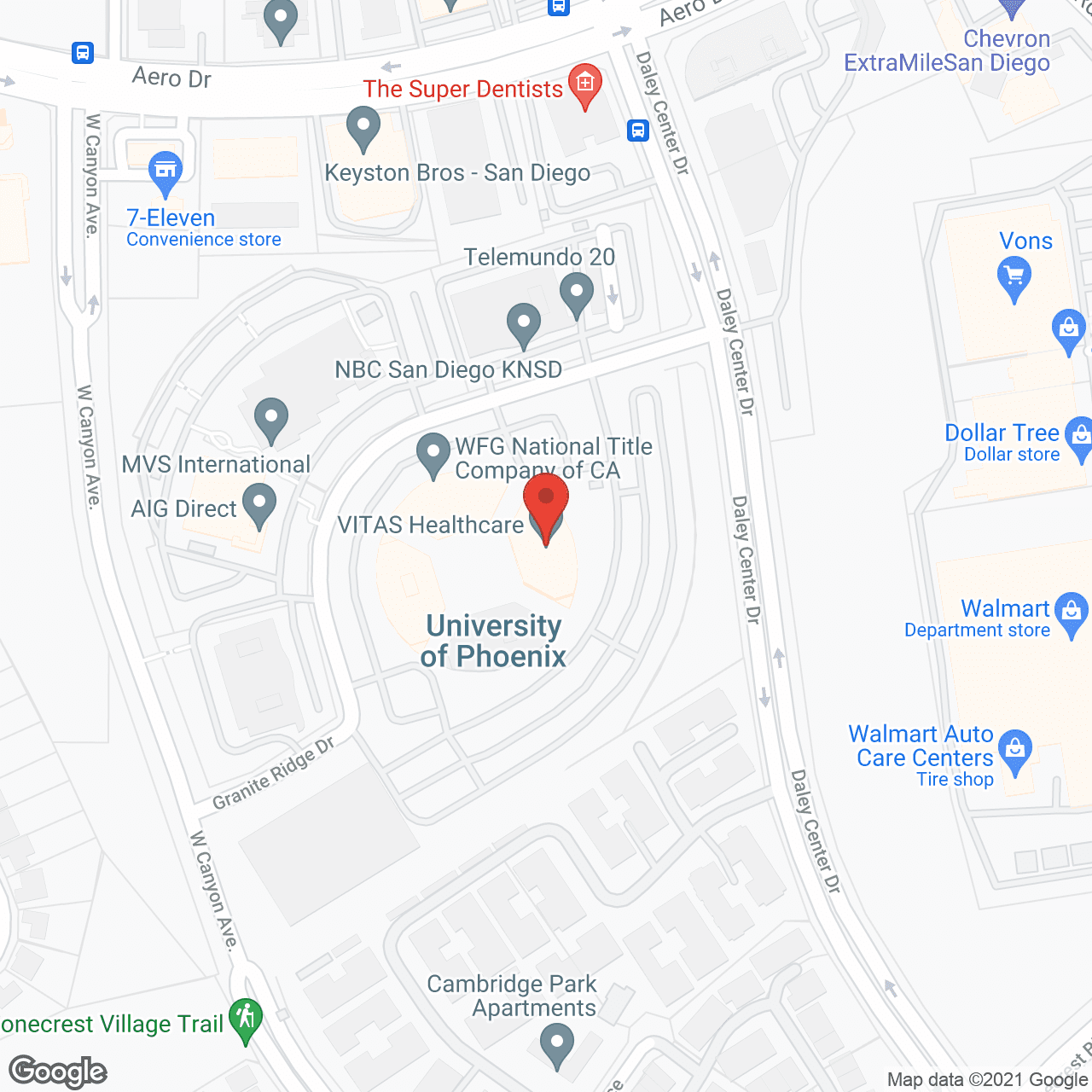 Vitas Healthcare in google map