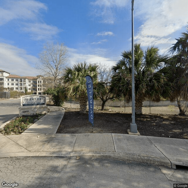 street view of Overture Stone Oak 55+ Apartment Homes