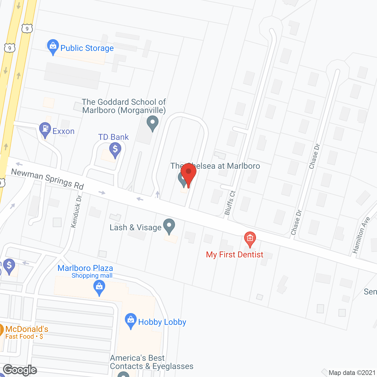 Senior Living Residences Marlboro in google map