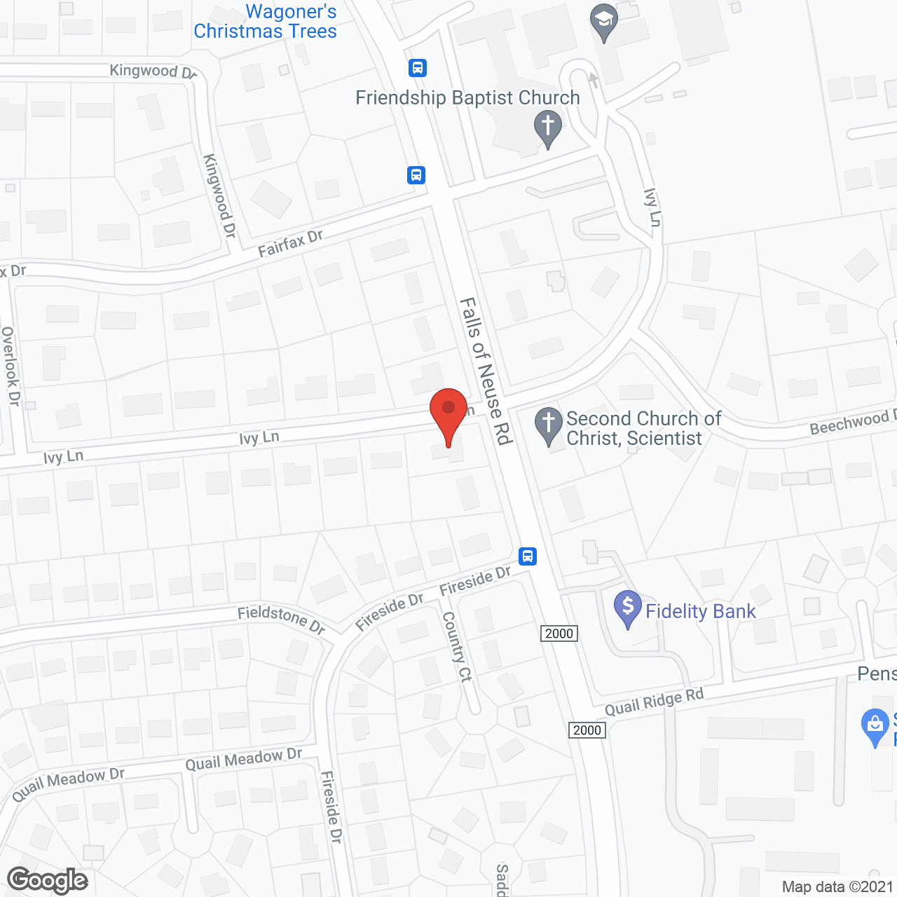 FairFax Hills Senior Living in google map