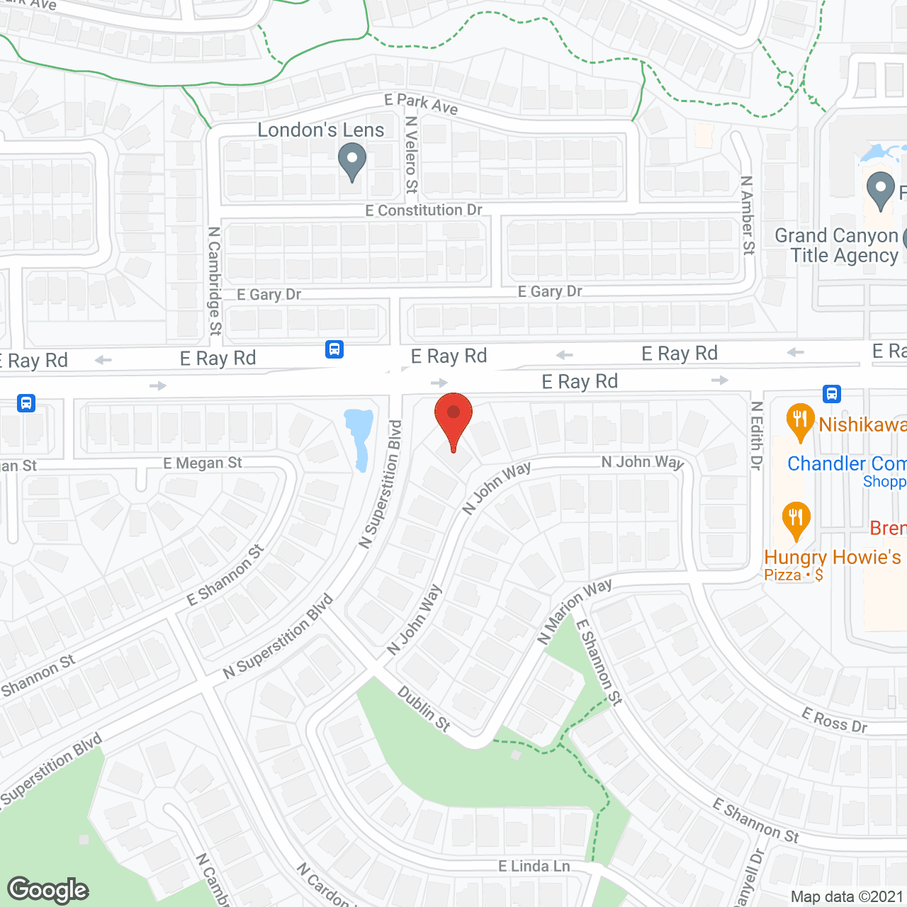 Chandler Adult Care Home in google map