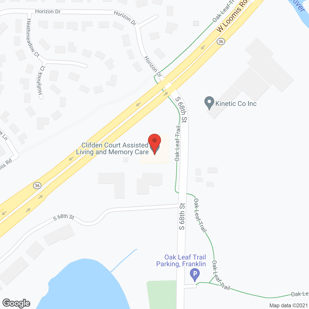 Eden Vista Greendale in google map