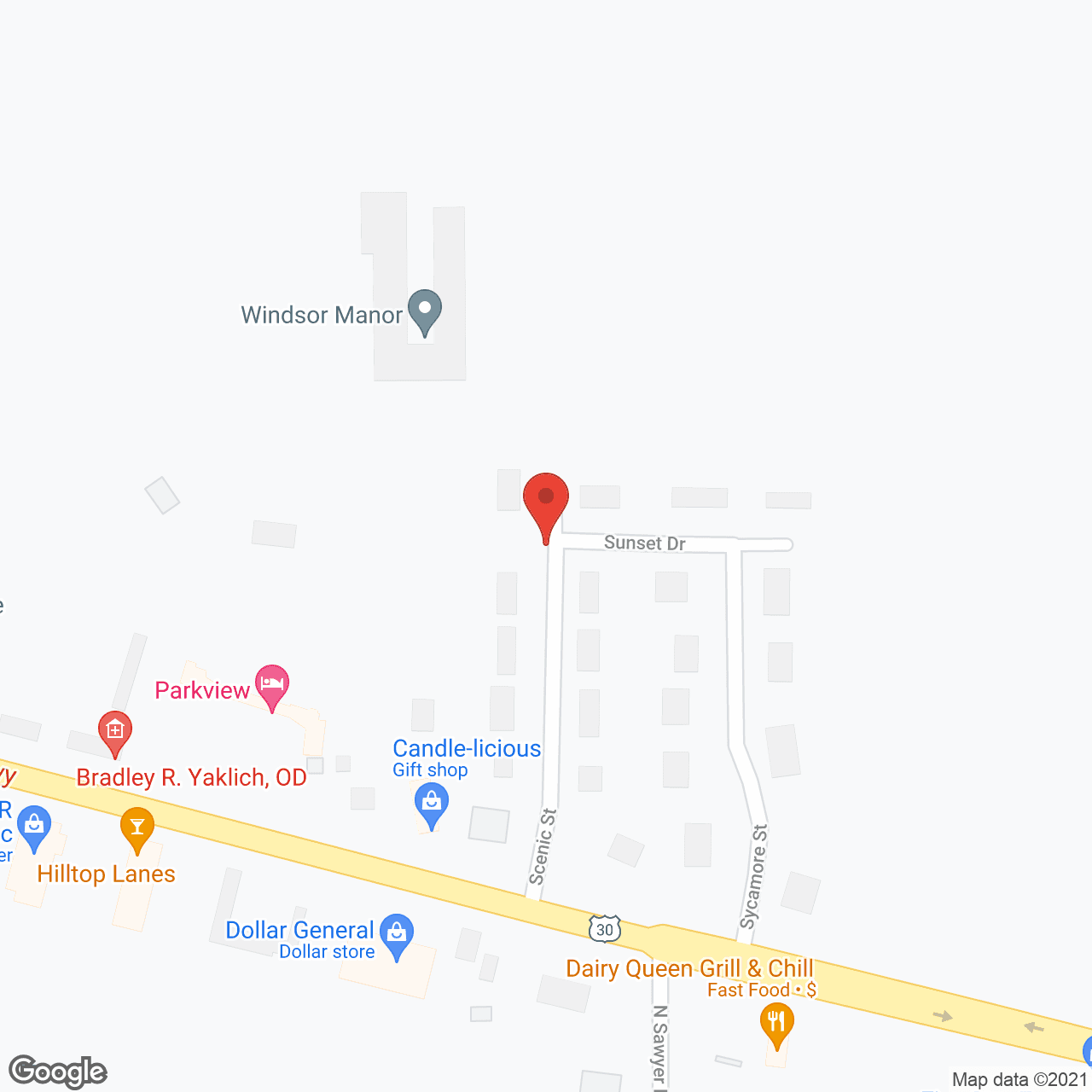 Homestead of Morrison in google map