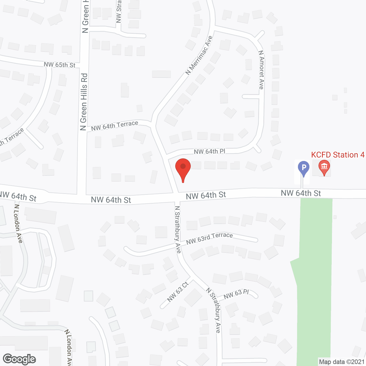 The Burlington Creek Senior Living in google map