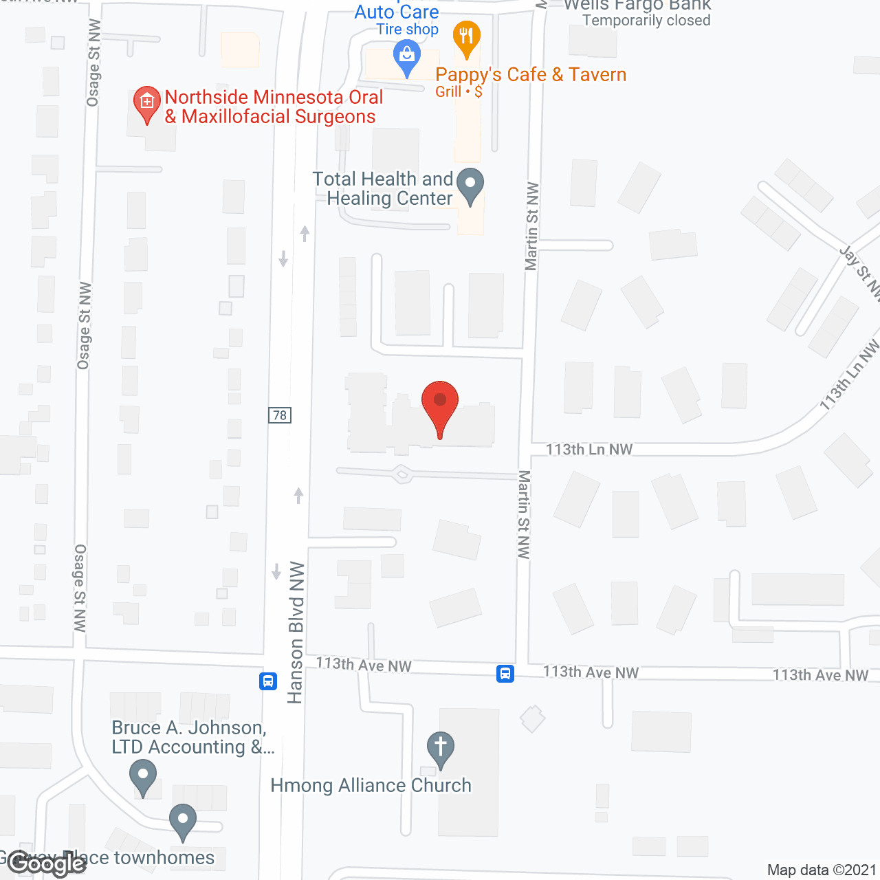 Select Senior Living in google map