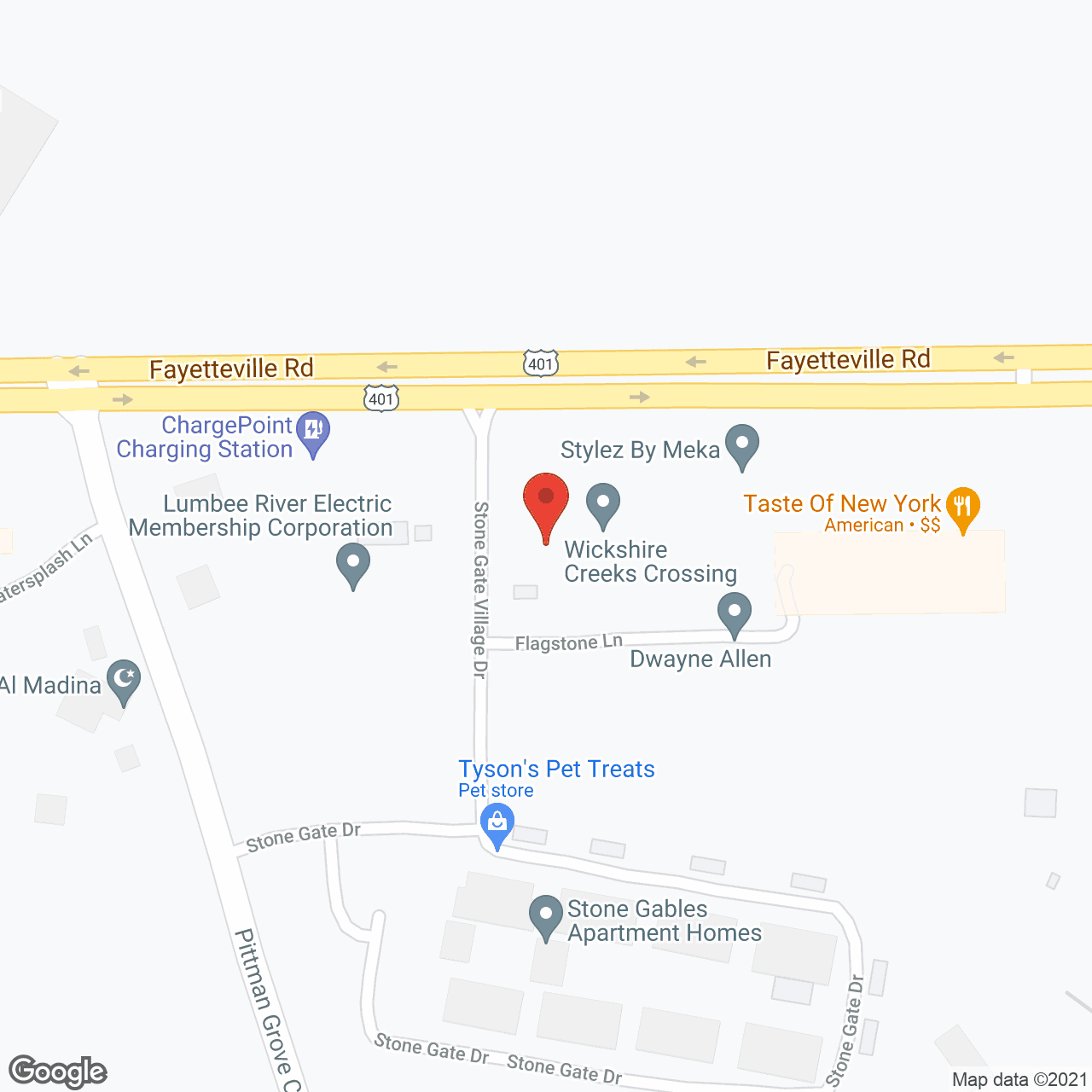 Spring Arbor of Sandhills in google map
