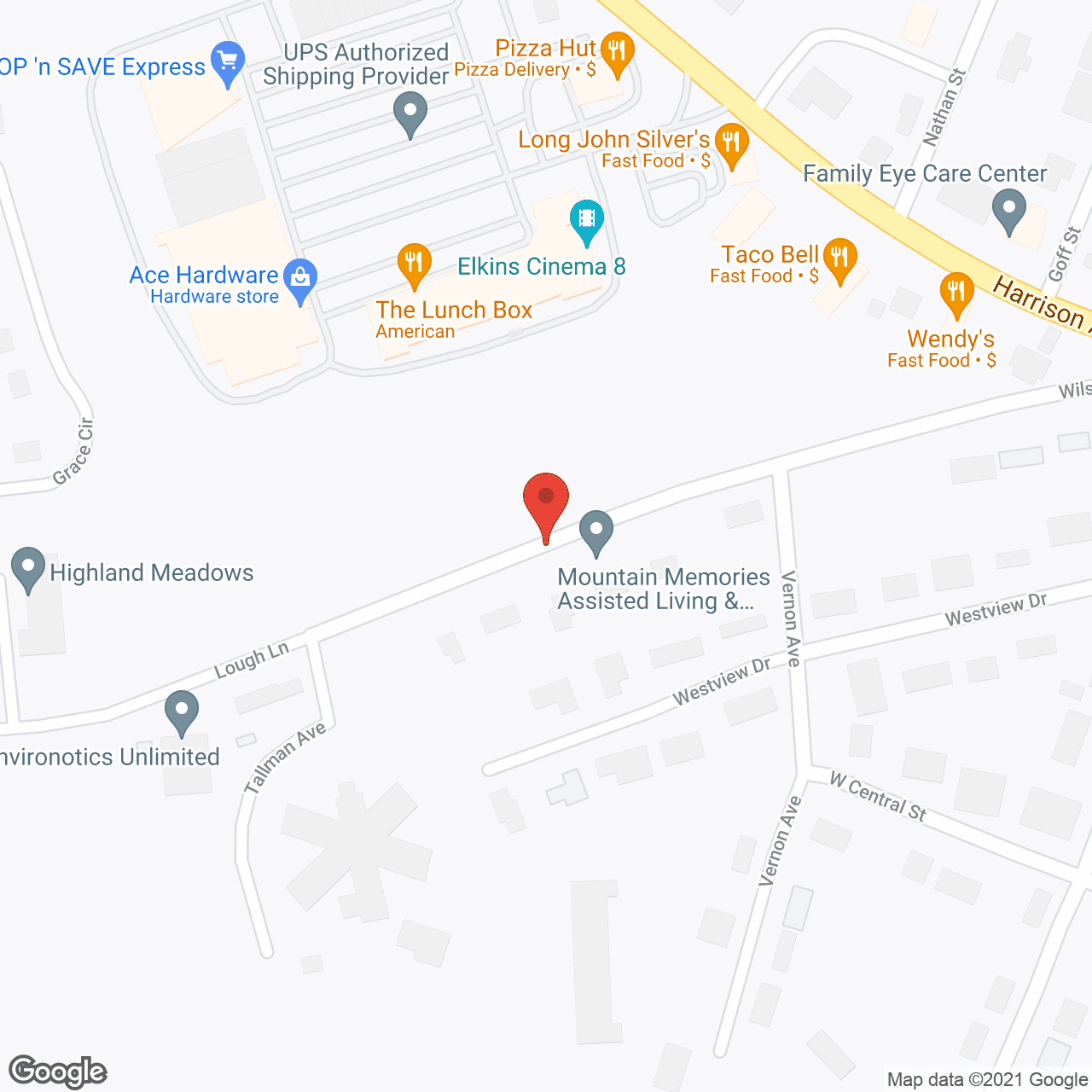 Mountain Memories Assisted Living and Retirement Center in google map