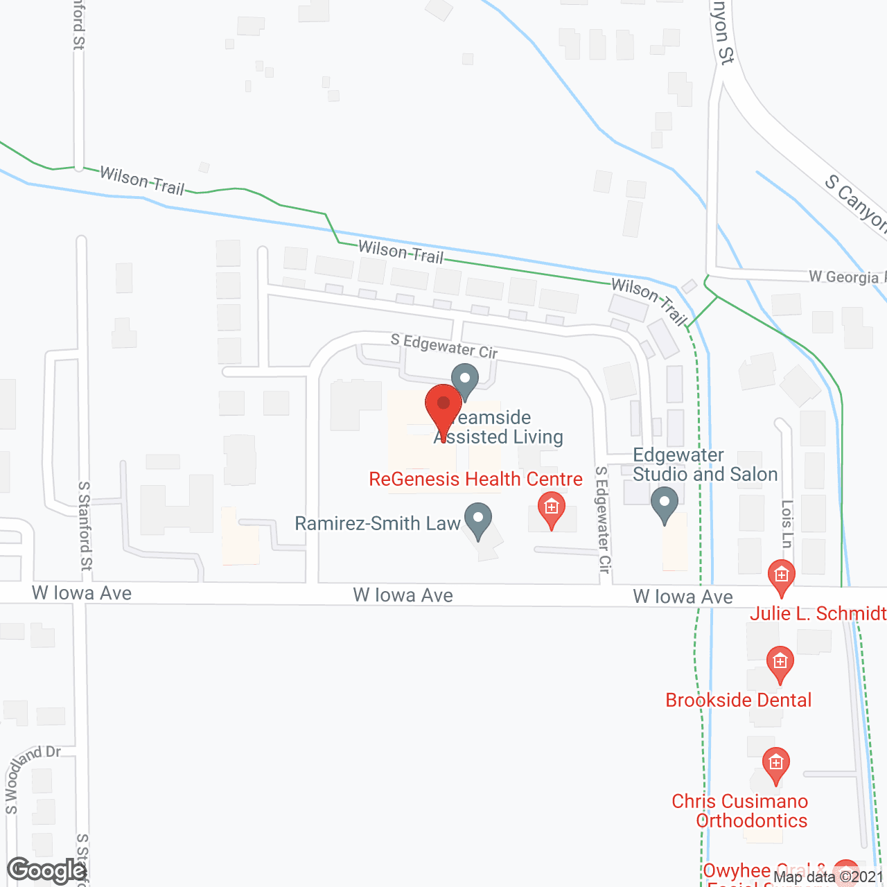 Streamside Assisted Living and Memory Care in google map