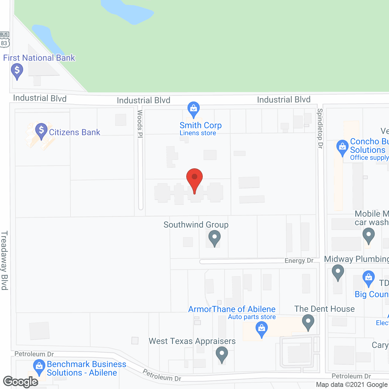 Abilene Behavioral Healths Senior Program in google map