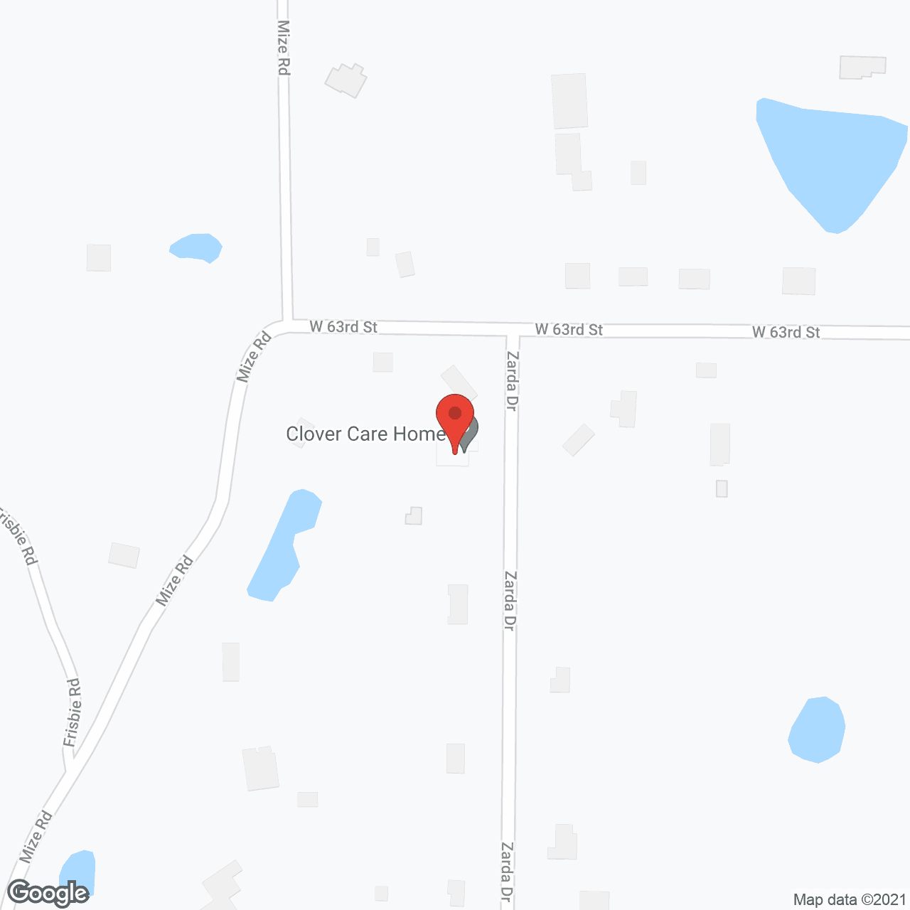 Clover Care Home in google map