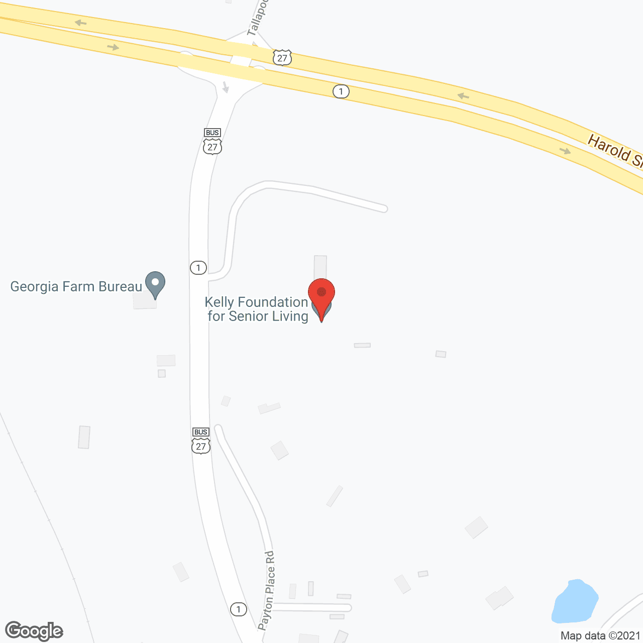 Elderville Assisted Living in google map