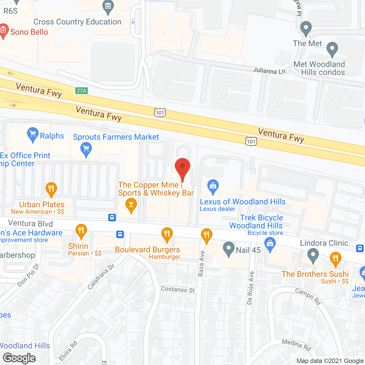 Savant of Woodland Hills in google map