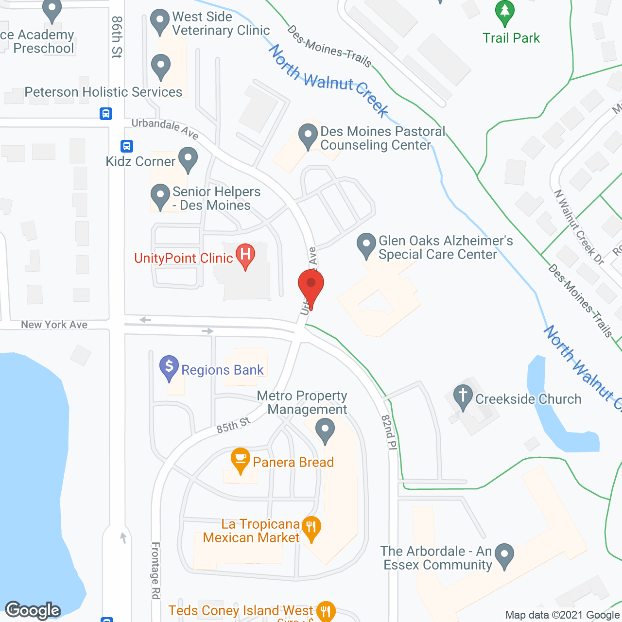 StoryPoint Urbandale in google map