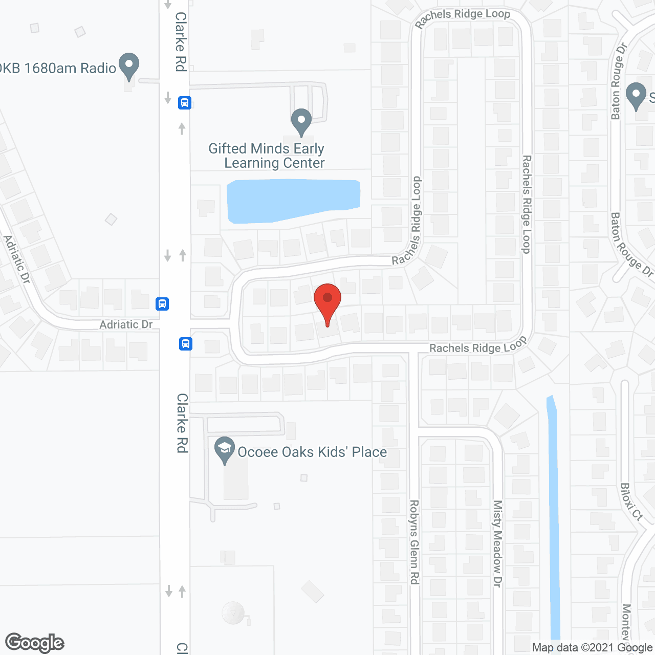 FL Golden Adult Care in google map