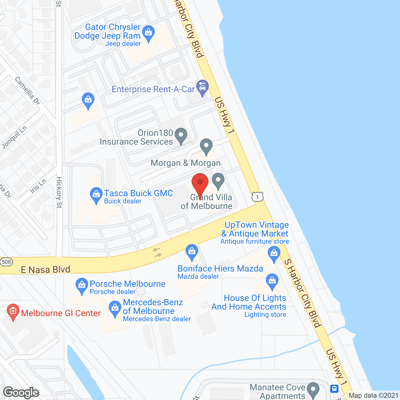 Salterra Senior Living at Melbourne in google map