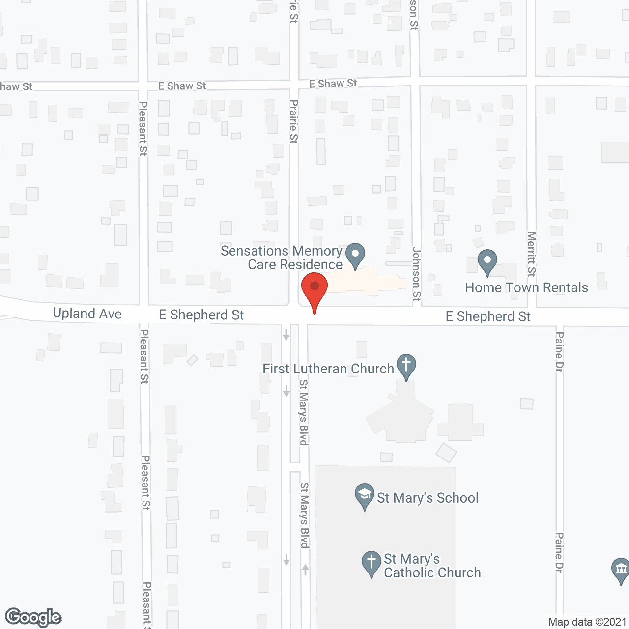 Sensations Memory Care Residence in google map