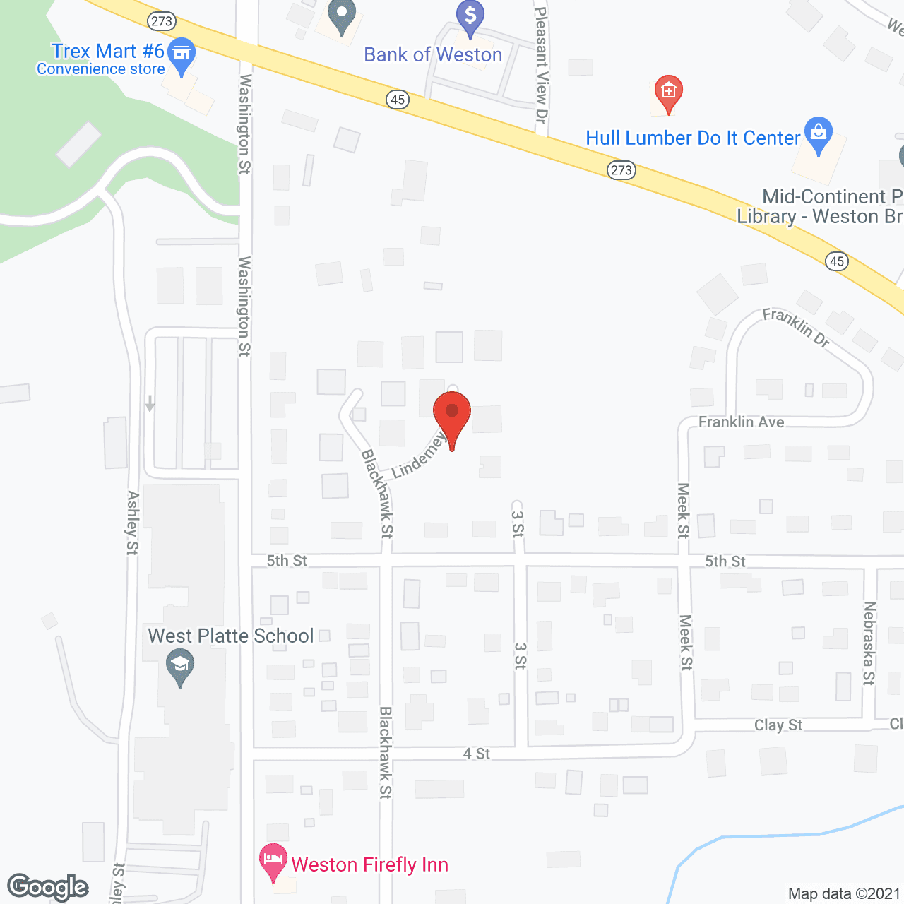 Weston Senior Apartments in google map