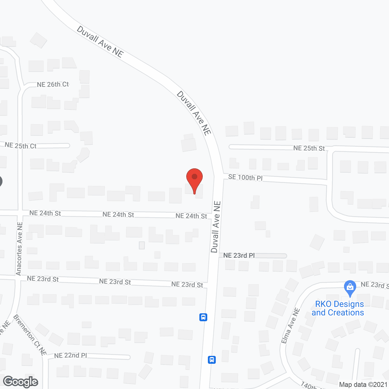 Coal Creek Senior Care AFH in google map