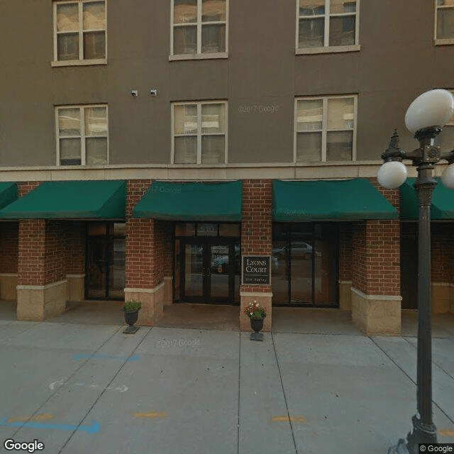 street view of Lyons Court Senior Apartments