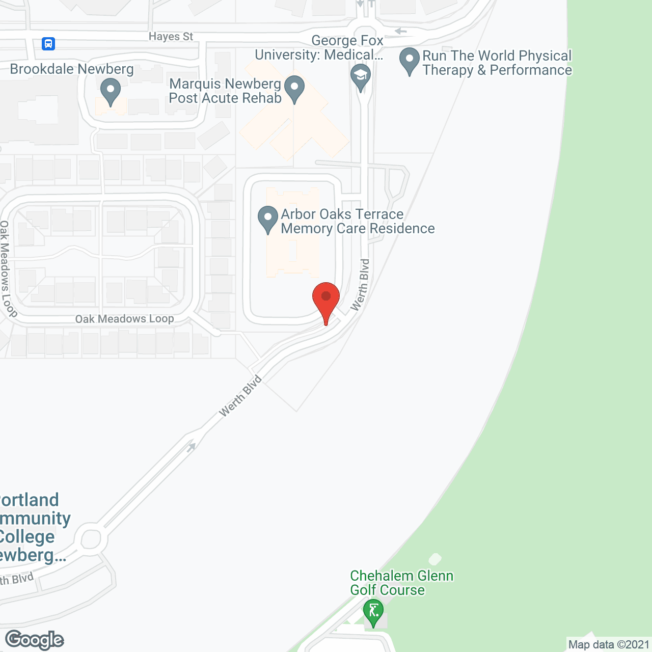 Arbor Oaks Terrace Memory Care in google map