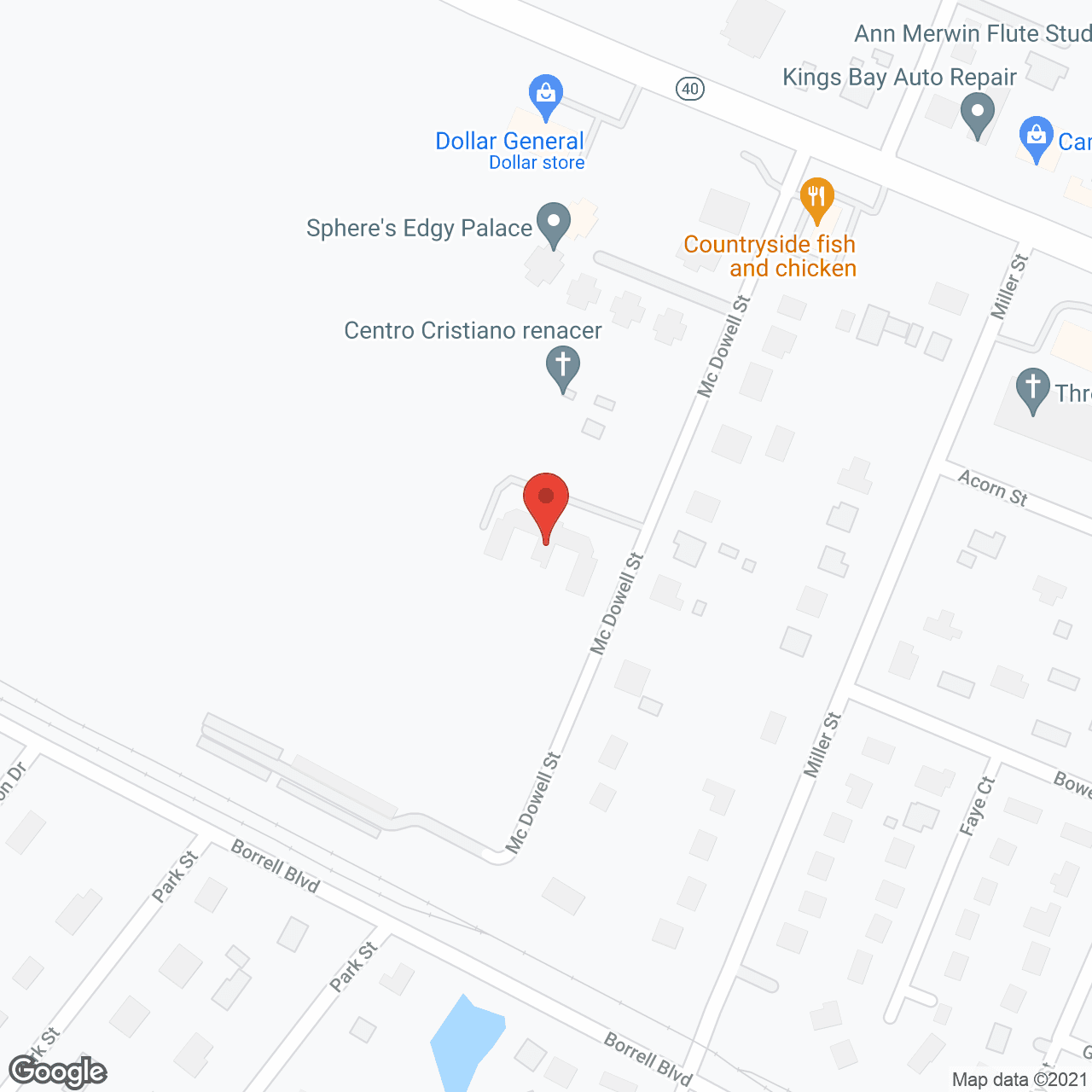 Coastal Senior Living of St. Mary's in google map