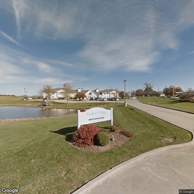 street view of Meadow Ridge Senior Living