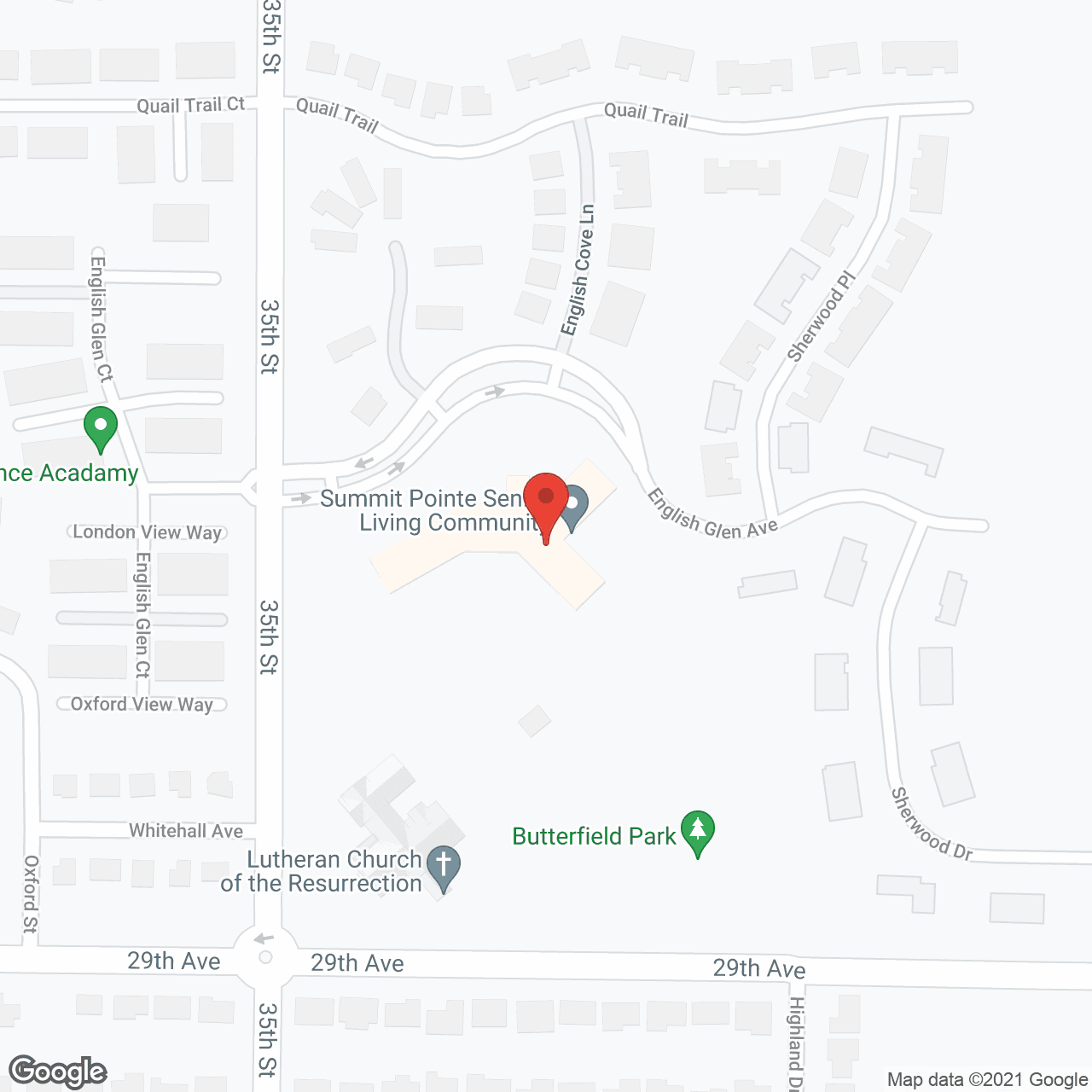 Summit Pointe Senior Living in google map