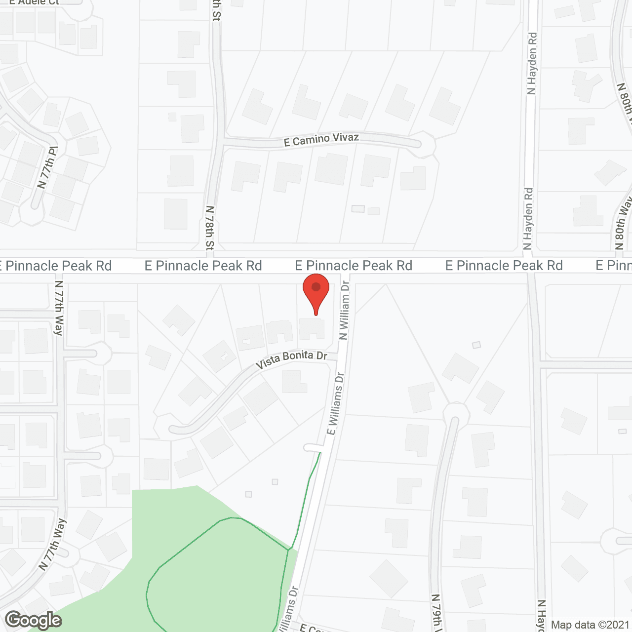 Pinnacle Peak Assisted Living in google map