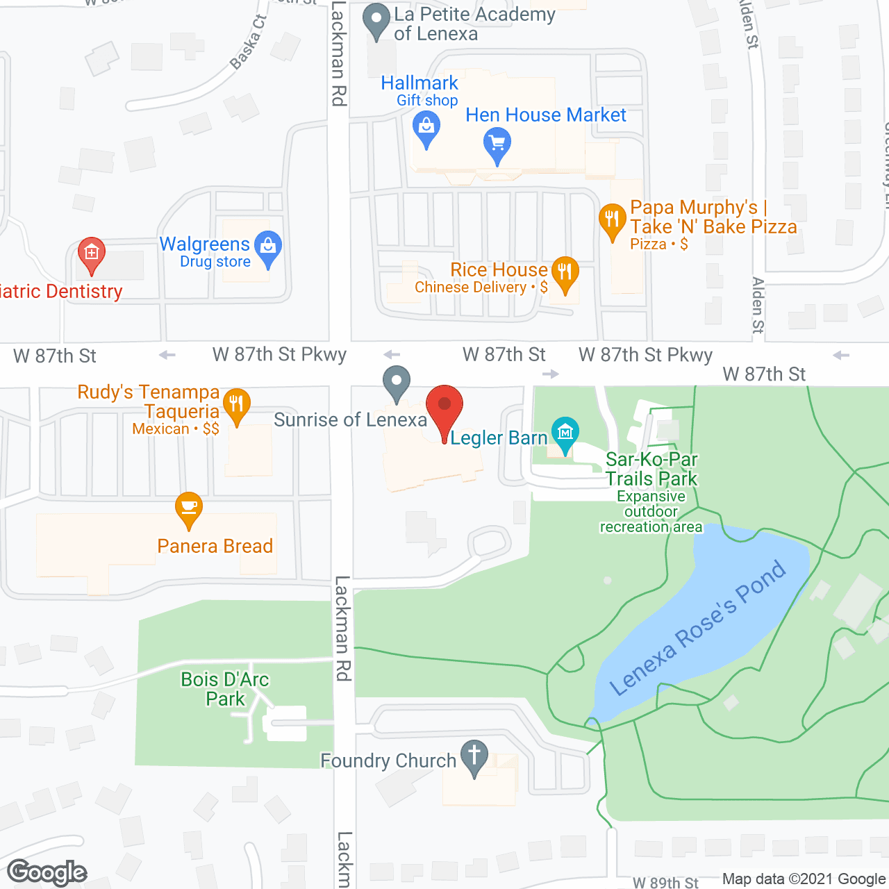 Hemsley House of Lenexa in google map