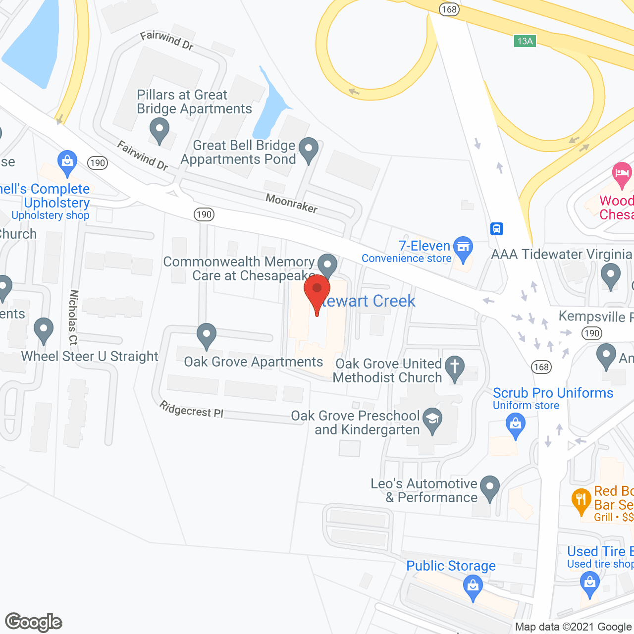 Viva Memory Care at Chesapeake in google map