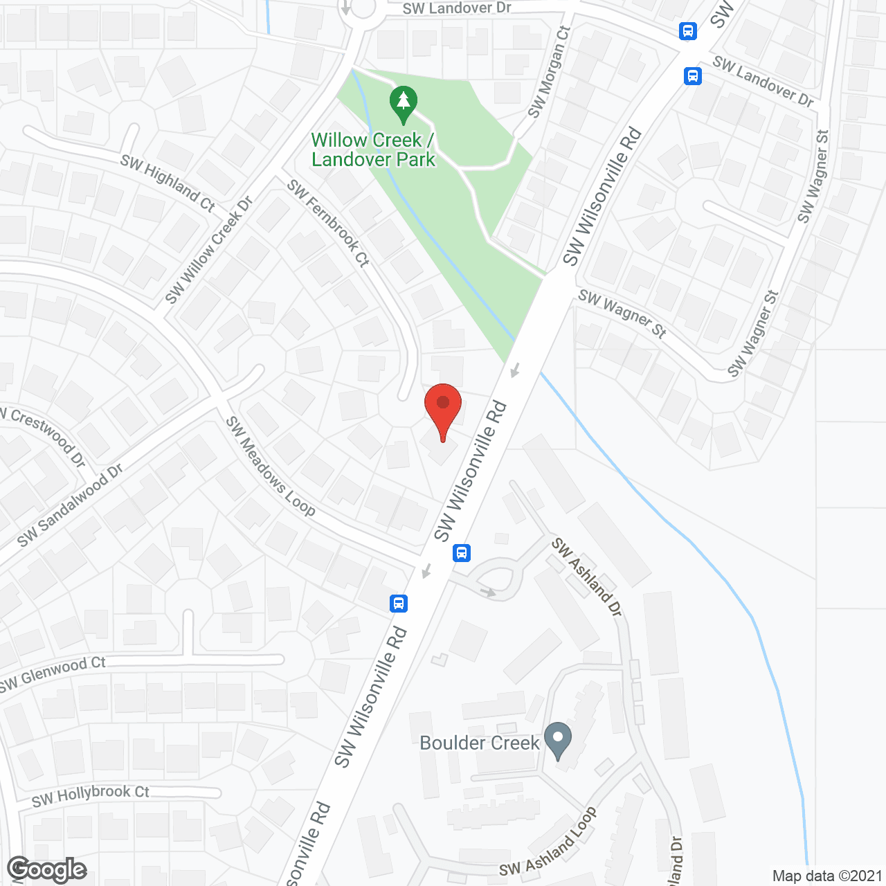 Elder Care of Wilsonville in google map