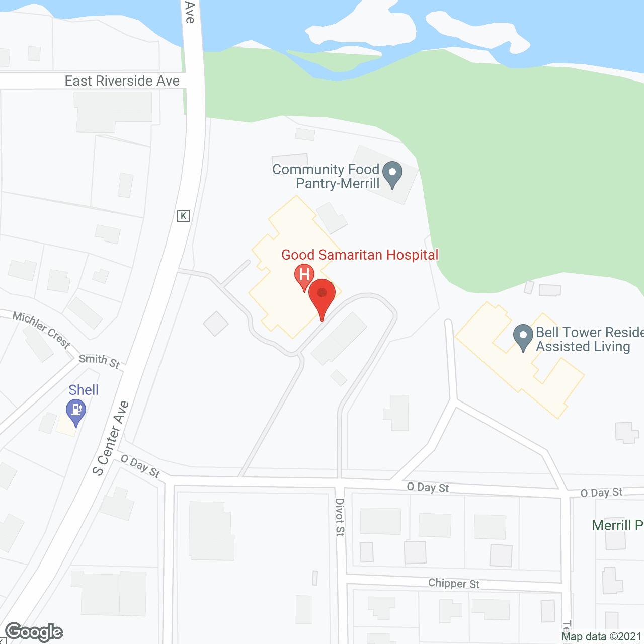 Good Samaritan Health Ctr in google map