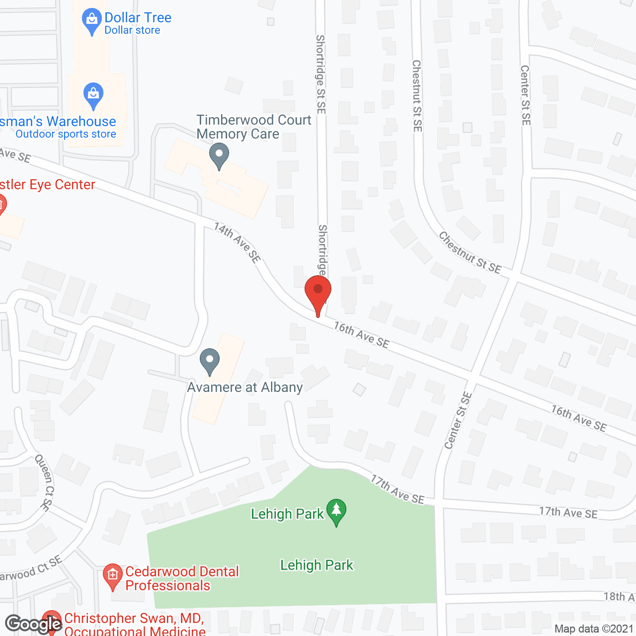 Albany Senior Living by Cogir in google map