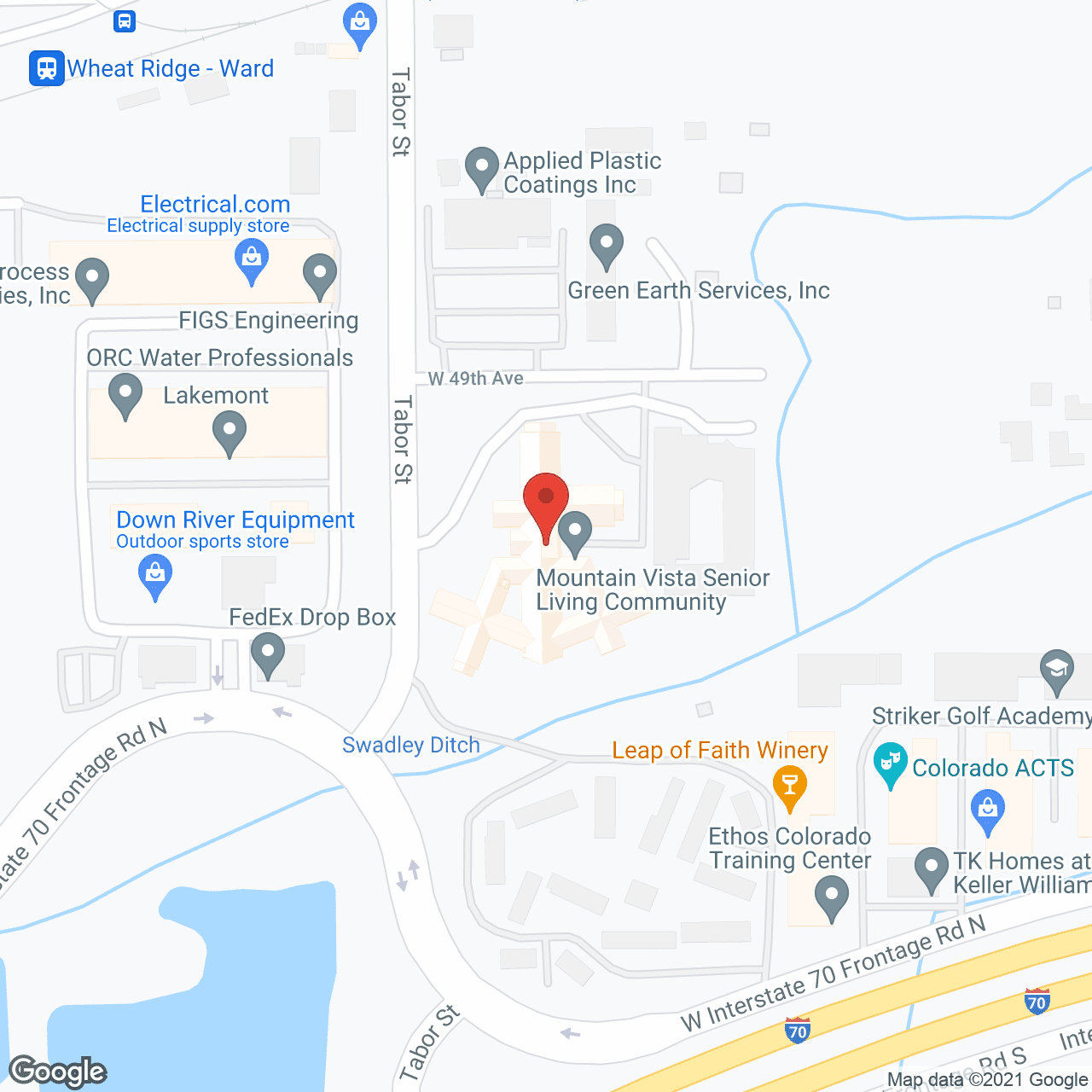 Mountain Vista Retirement Community in google map