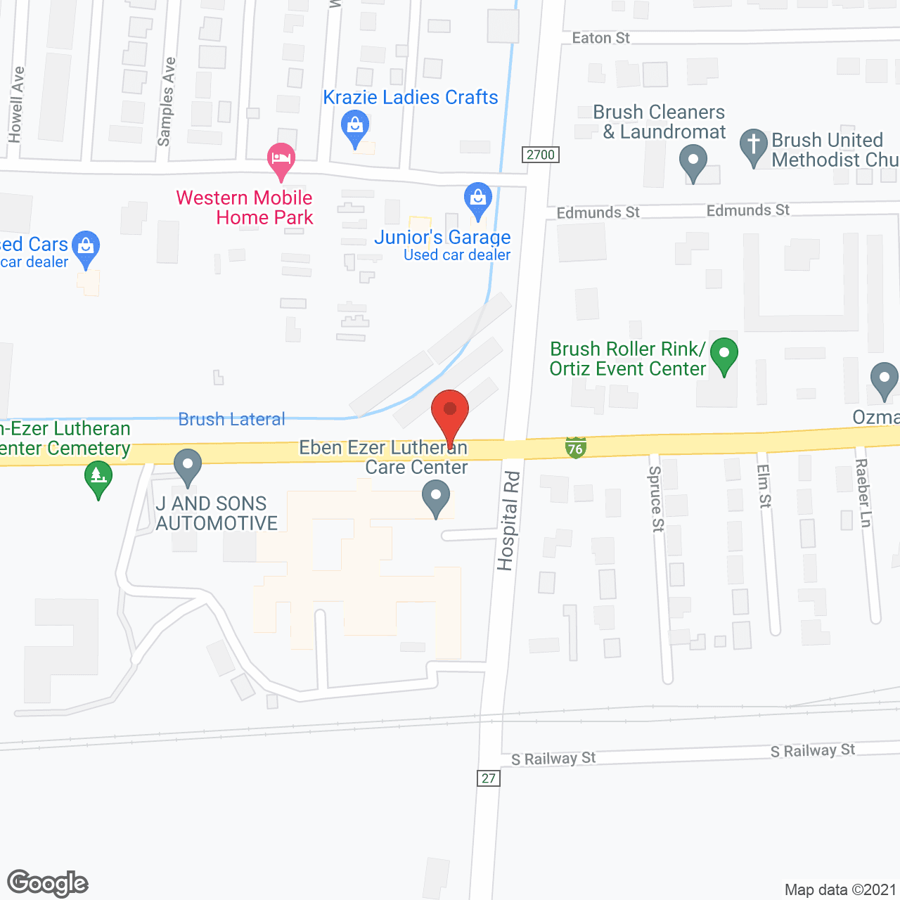 Eben Ezer Lutheran Care Center II in google map