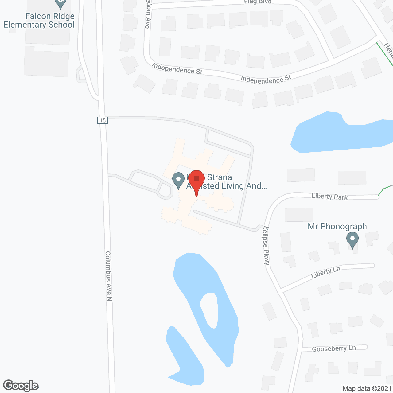 Mala Strana Assisted Living in google map