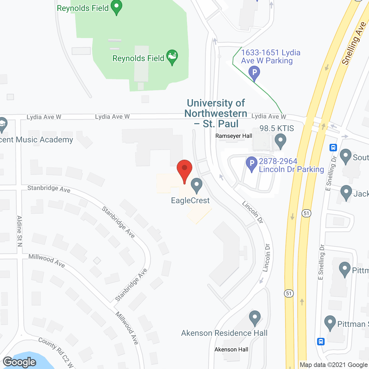 Eagle Crest Retirement Community in google map