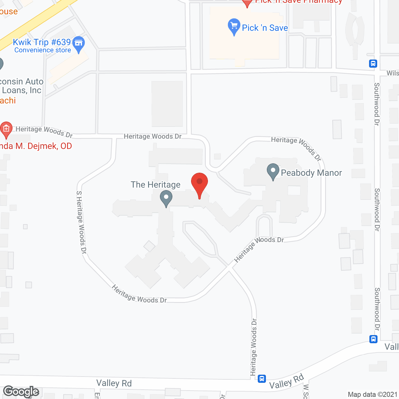 Heritage Residential Living in google map
