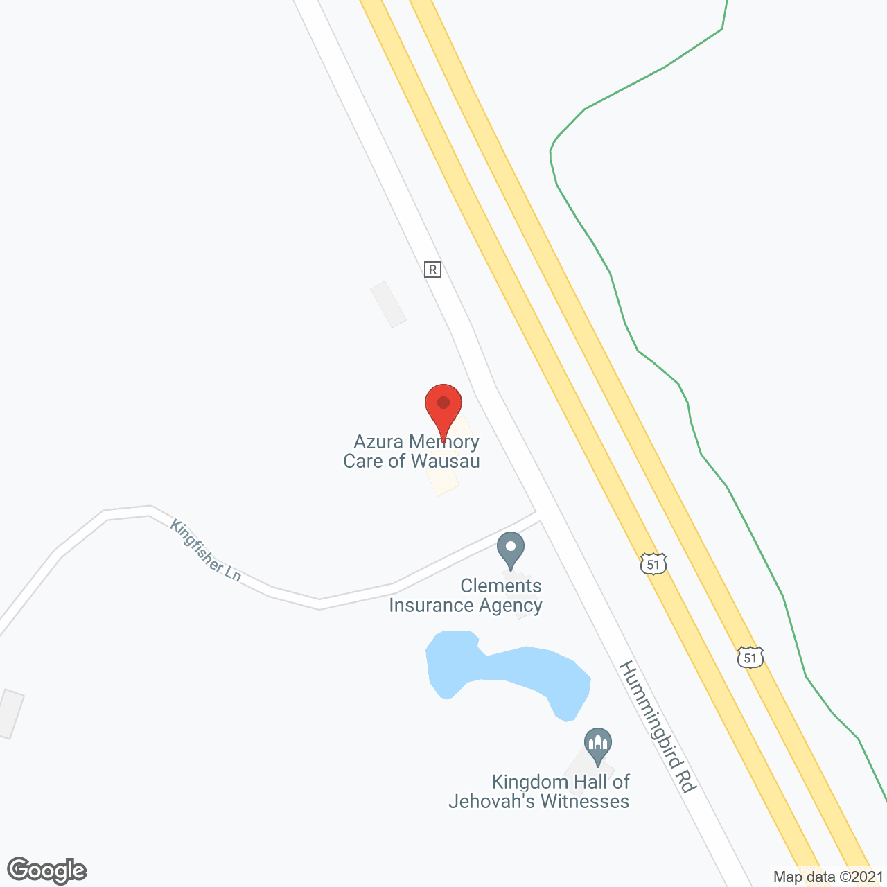 Dimensions Living Wausau in google map