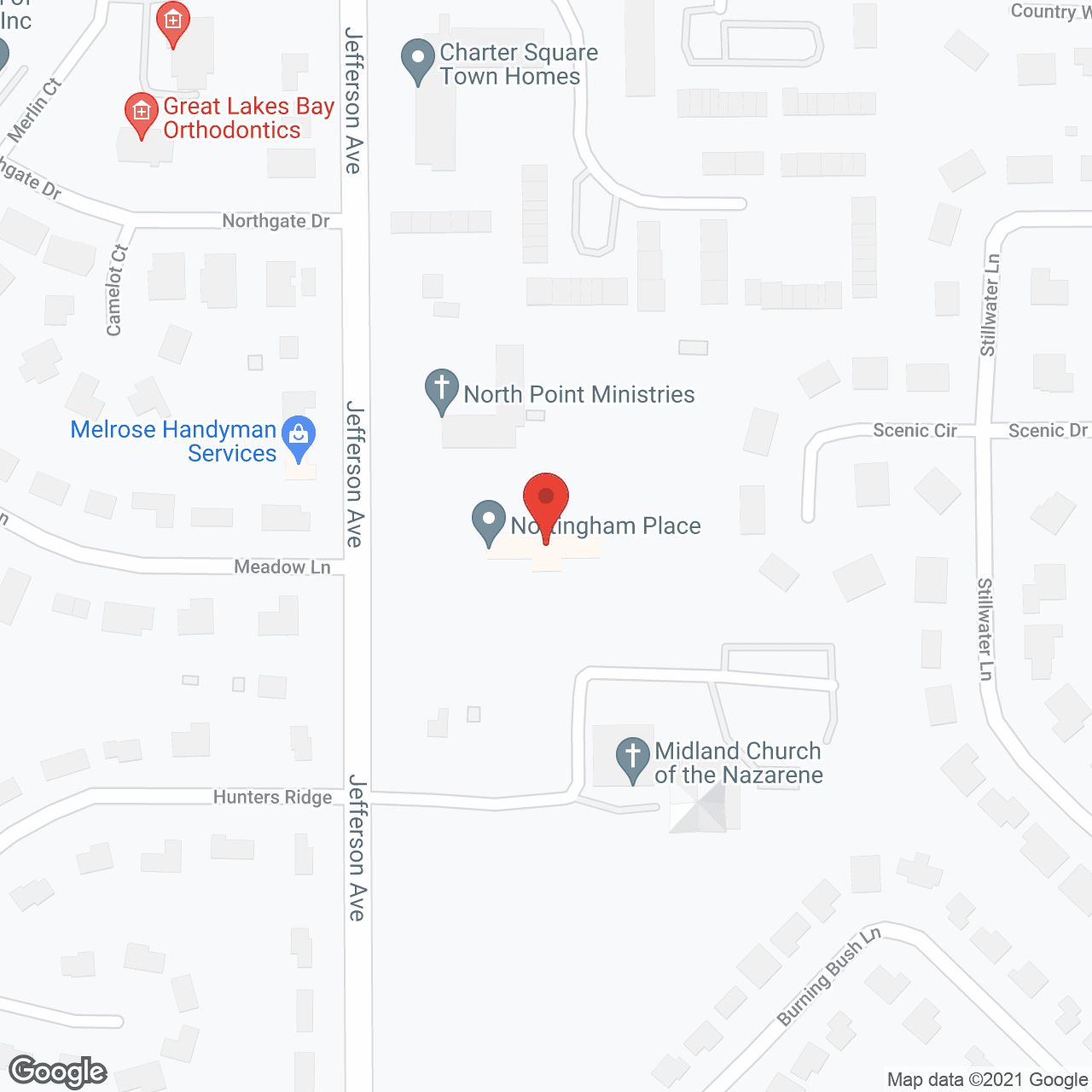 Nottingham Place Senior Living Community in google map